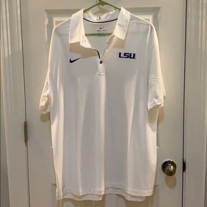 NWOT LSU Men’s Nike Dri-Fit Polo
